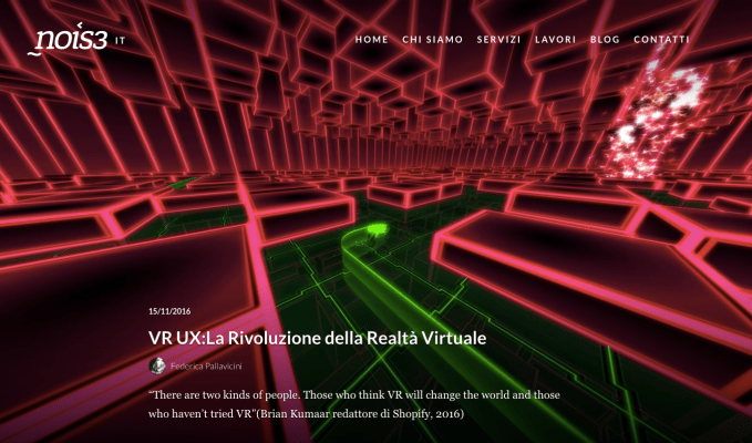 VR UX: LA RIVOLUZIONE DELLA REALTA’&nbsp;VIRTUALE